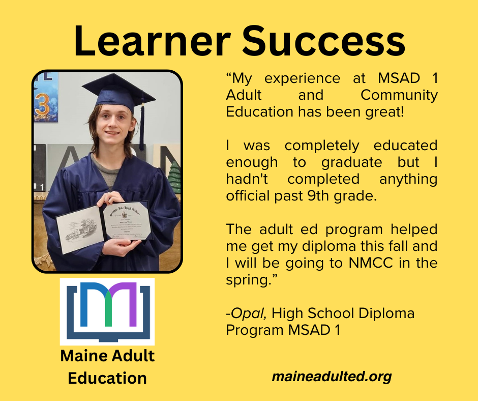 Maine Adult Education Association image #256622